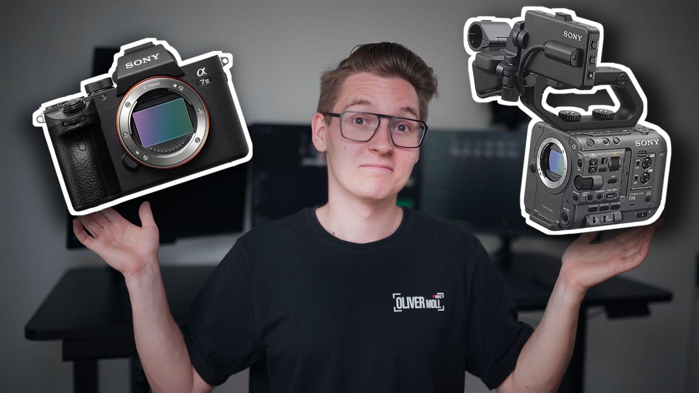 Sony FX6 und Sony A7 III im direkten Vergleich – Oliver Moll von Make a Frame mit beiden Kameras